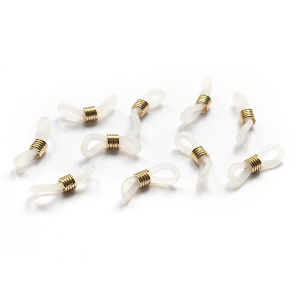 10 attaches pour lunette - embouts pour cordon à lunettes