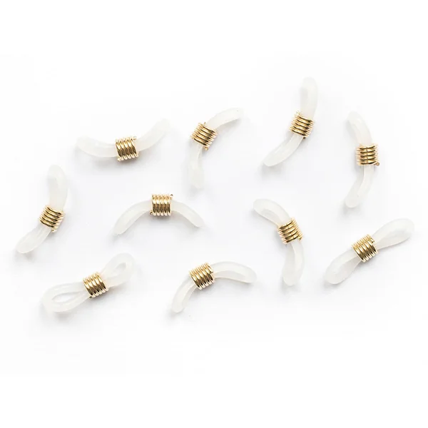10 attaches pour lunette - embouts pour cordon à lunettes