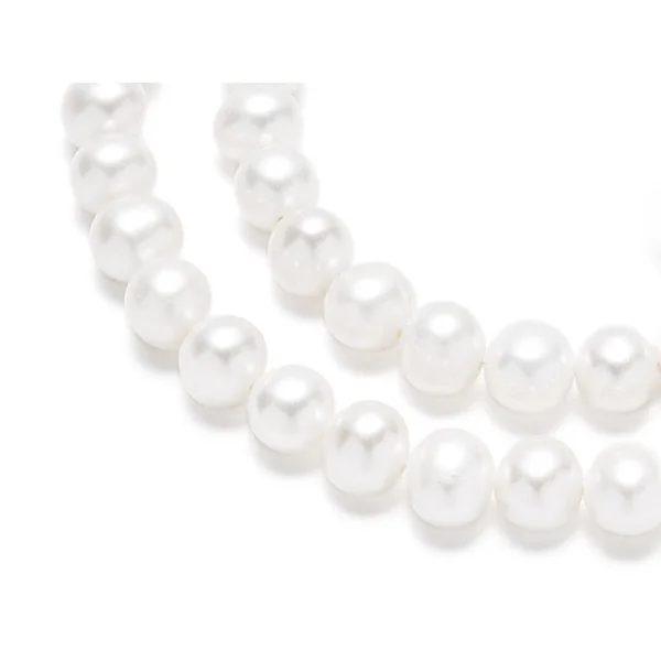 10 perles en plastique imitation perles de culture - 8 mm