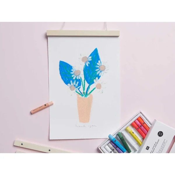 12 pastels à l'huile - Pastel et Néon