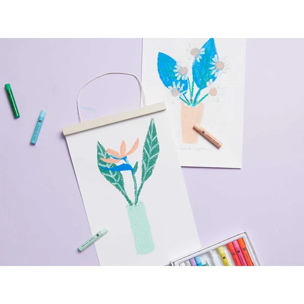 12 pastels à l'huile - Pastel et Néon