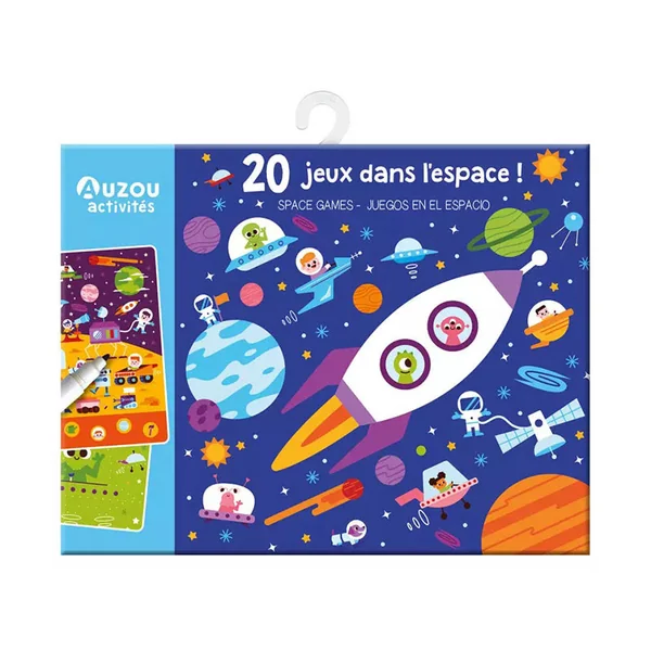 20 Jeux dans l'espace - Auzou