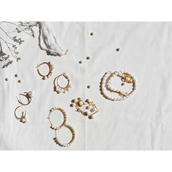 20 perles de culture - forme graine - 8/9 mm