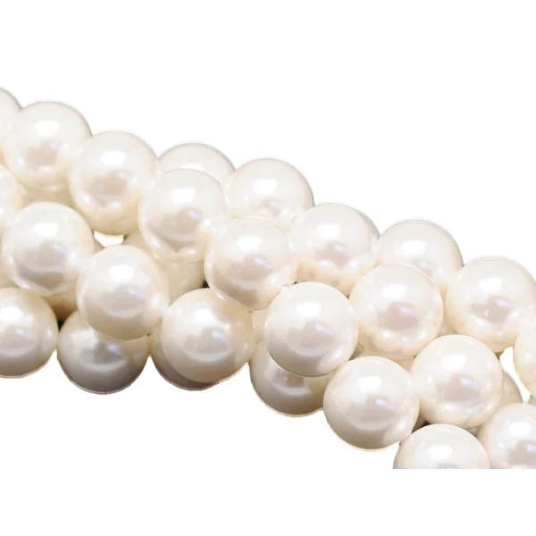 20 perles rondes effet culture - 6 mm