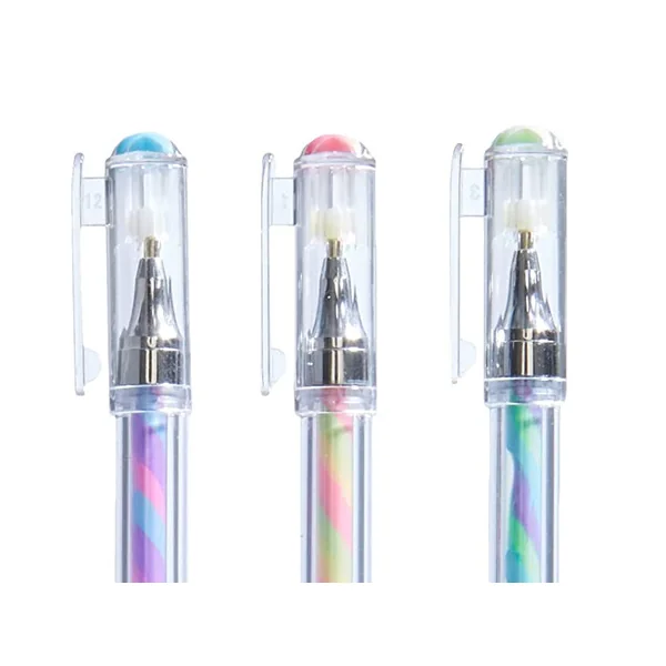 3 stylos twist gel multicolores - Legami