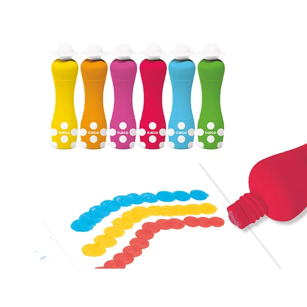 6 marqueurs mousse pour enfants