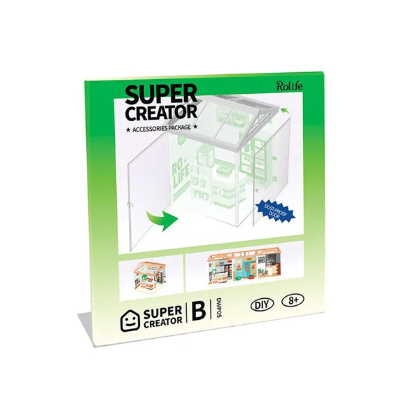 Accessoire Super Creator Porte anti-poussière pour maquette DIY Serie B - Rolife