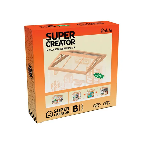 Accessoire Super Creator Toit pour maquette DIY Serie B - Rolife