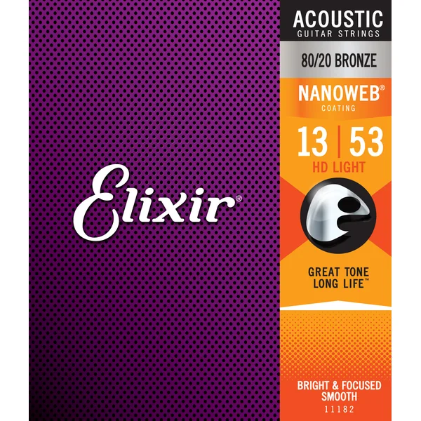 Acoustic (6) Nanoweb 80/20 Bronze 13-53 - jeu de 6 cordes