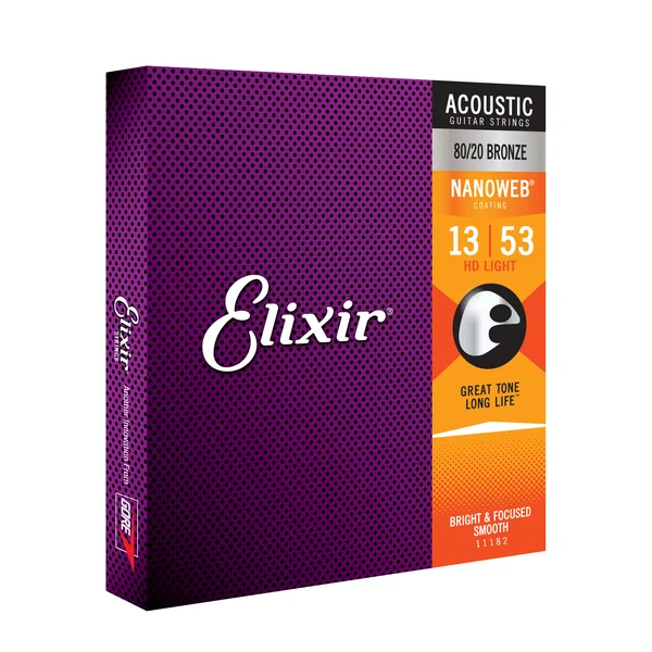 Acoustic (6) Nanoweb 80/20 Bronze 13-53 - jeu de 6 cordes