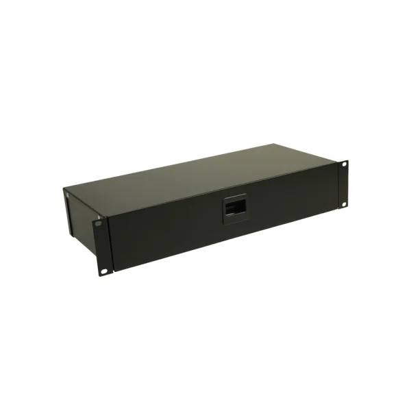 Adam Hall 19" Parts 87302 - Boîtier Rack à Serrure 2 U
