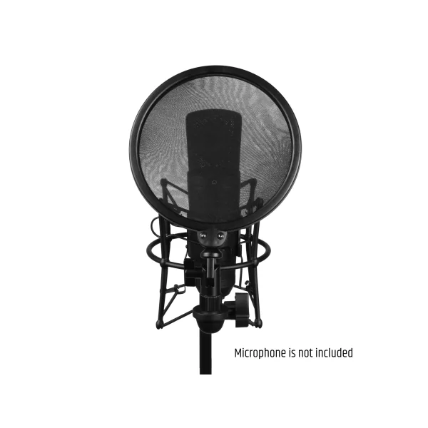 Adam Hall Stands DSM 400 - Suspension microphone avec filtre anti-pop