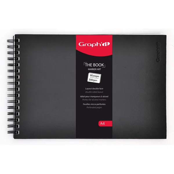 Album dessin The Book (format A5 & A4) 40 feuilles/300 gr