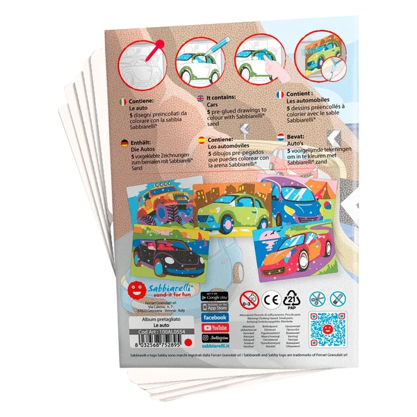 Album Sabbiarelli Sand-it for Fun «Cars »