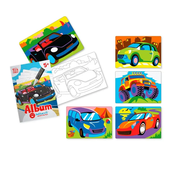 Album Sabbiarelli Sand-it for Fun «Cars »