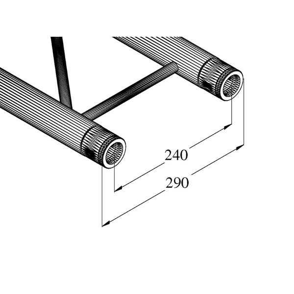 ALUTRUSS BILOCK BQ2-S1500 2-way Cross Beam bk