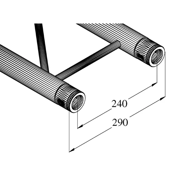 ALUTRUSS BILOCK BQ2-S500 2-way Cross Beam bk