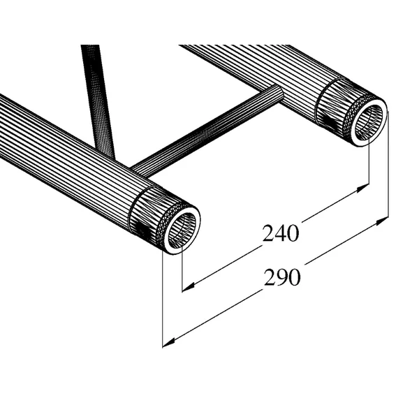 ALUTRUSS BILOCK E-GL22 2000 2-way Cross Beam