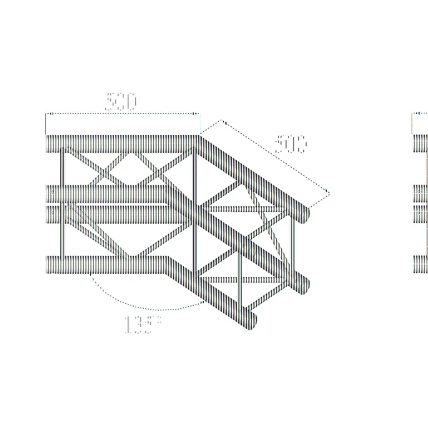 ALUTRUSS QUADLOCK S6082C-23 2-way Corner 135°