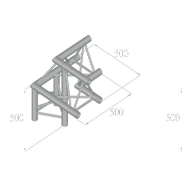 ALUTRUSS TRILOCK 6082AL-31 3-way Corner /\ right