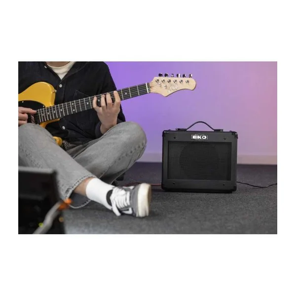 Ampli pour Guitare Electrique EKO G-BS15 - 2 canaux - HP 8" - 15W