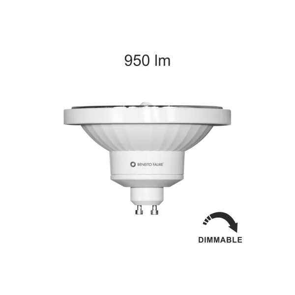 Ampoule LYNK AR111 13W GU10 220V 4000K 45º Dimmable Led beneito Faure