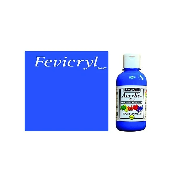 AMT Fevicryl Acrylique éducative & créative Bleu Fluo (ACE284)