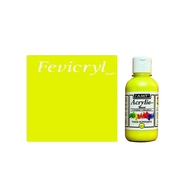 AMT Fevicryl Acrylique éducative & créative Jaune Nacré (ACE241)
