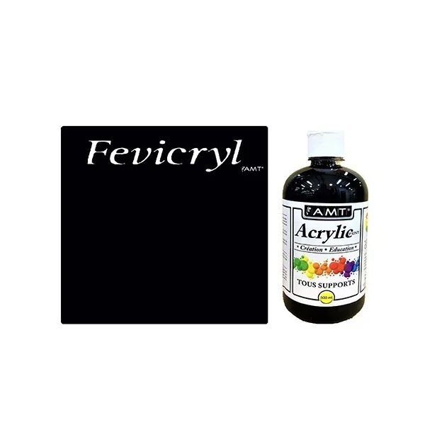 AMT Fevicryl Acrylique éducative & créative Noir (ACE02)