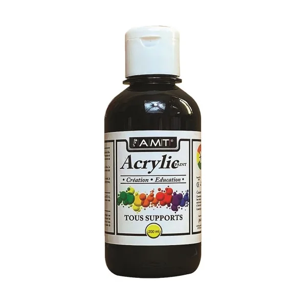 AMT Fevicryl Acrylique éducative & créative Noir (ACE220)