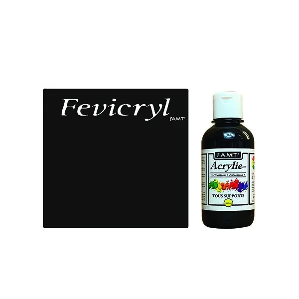 AMT Fevicryl Acrylique éducative & créative Noir (ACE220)