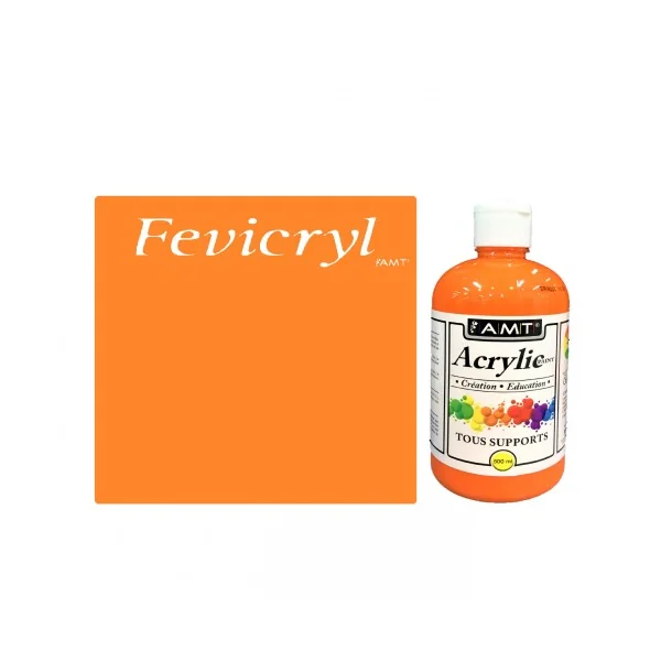 AMT Fevicryl Acrylique éducative & créative Orange (ACE07)