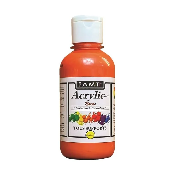 AMT Fevicryl Acrylique éducative & créative Orange Nacré (ACE242)