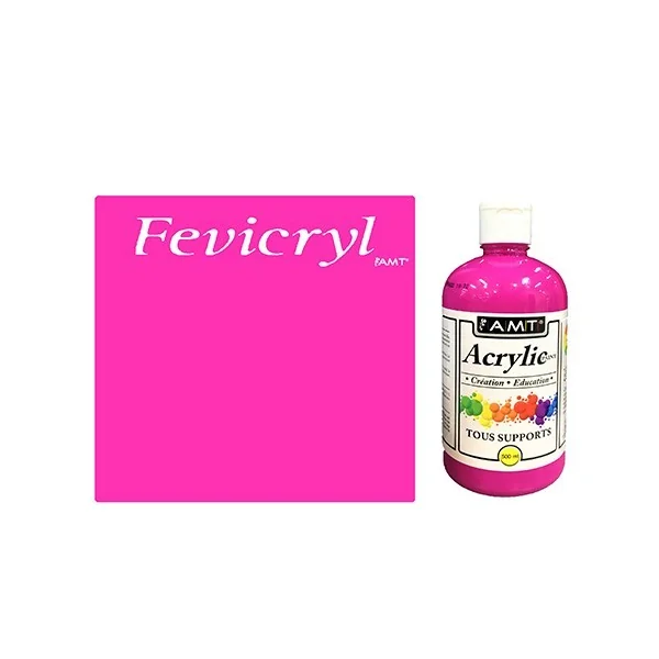 AMT Fevicryl Acrylique éducative & créative Rose (ACE207)