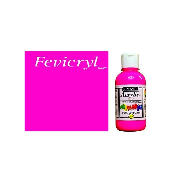 AMT Fevicryl Acrylique éducative & créative Rose Fluo (ACE282)