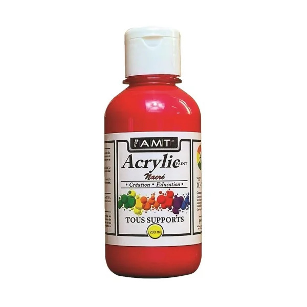 AMT Fevicryl Acrylique éducative & créative Rouge Nacré (ACE243)