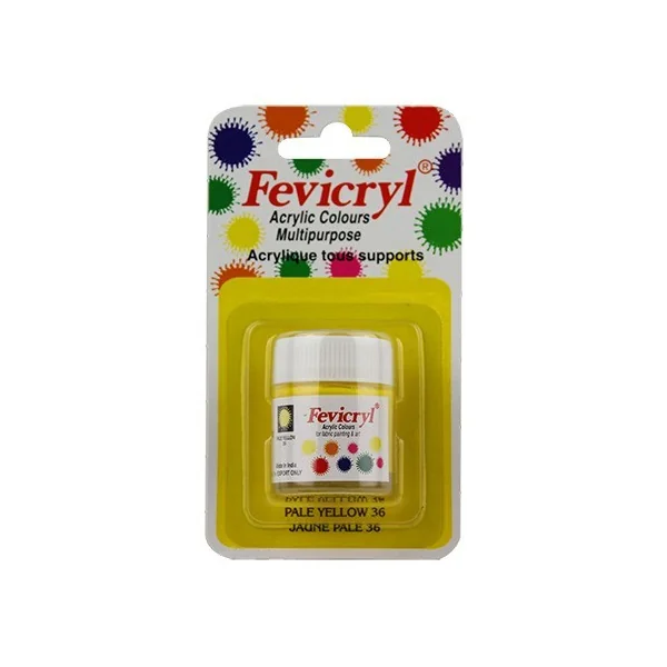 AMT Fevicryl Tous Supports 15mL Jaune Pale (AC1536)