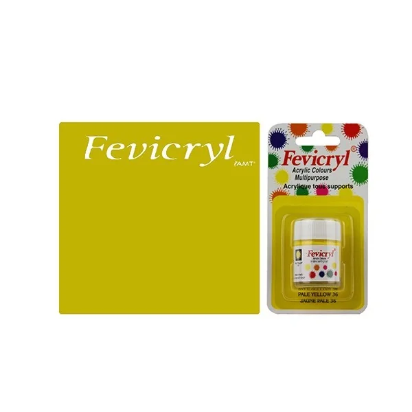 AMT Fevicryl Tous Supports 15mL Jaune Pale (AC1536)