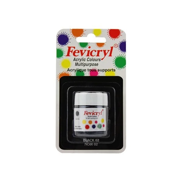 AMT Fevicryl Tous Supports 15mL Noir (AC1502)