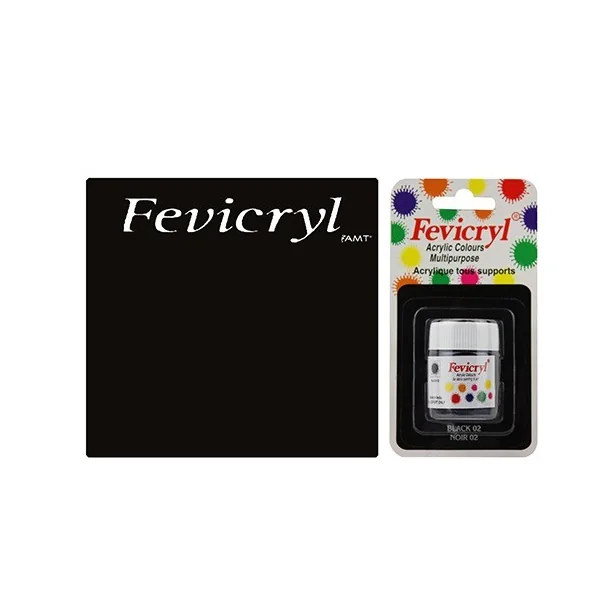 AMT Fevicryl Tous Supports 15mL Noir (AC1502)