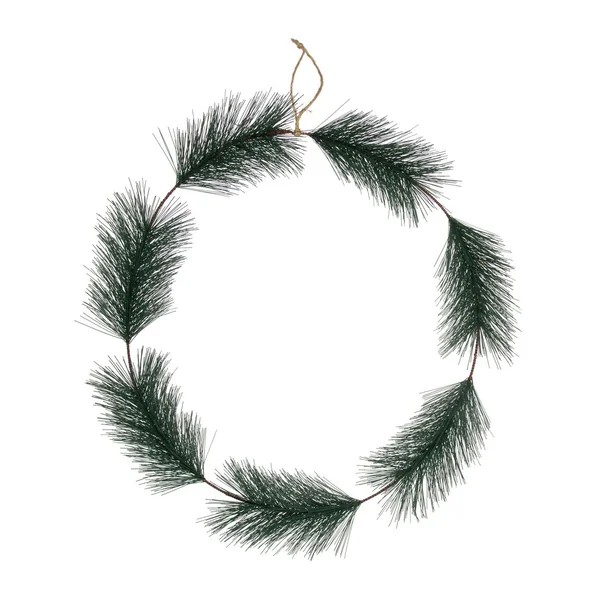 Anneau en métal « Couronne de sapin »