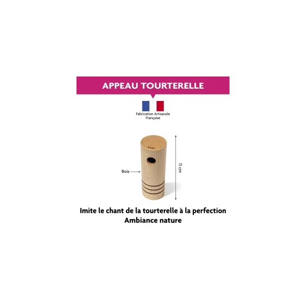 Appeau Fuzeau Tourterelle