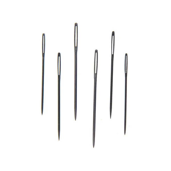 Assortiment de 6 aiguilles noires mattes broderie - Rico design