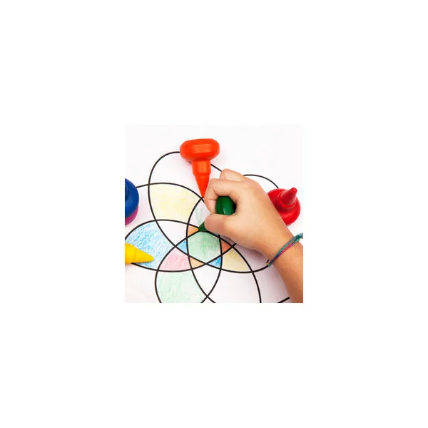 Assortiment de 6 maxi crayons - Lefranc Bourgeois