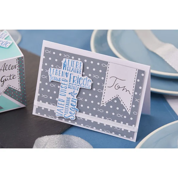 Assortiment de papier cartonné à motifs « Confirmation »