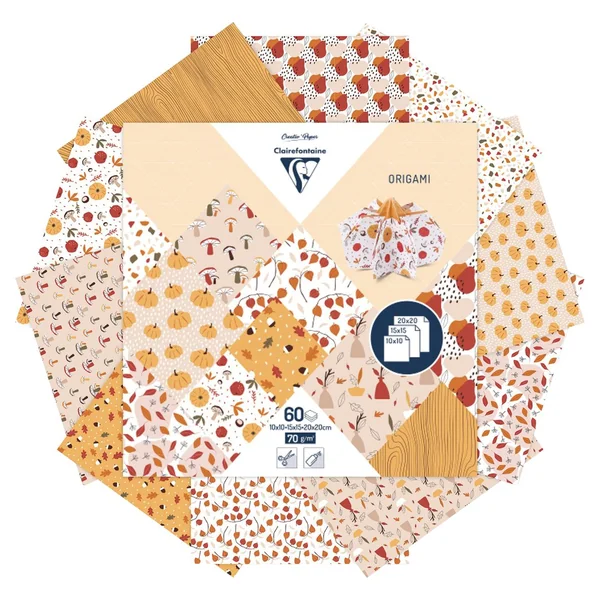 Assortiment de papier de pliage « Automne »