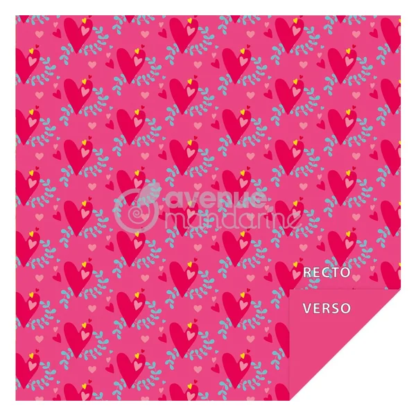 Assortiment de papier de pliage Avenue Mandarine « Paper Love »