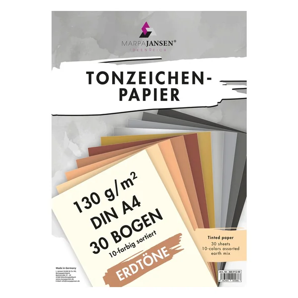 Assortiment de papier teinté « Tons terre »