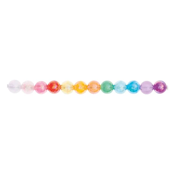 Assortiment de perles itoshii « Arc-en-ciel holographique »