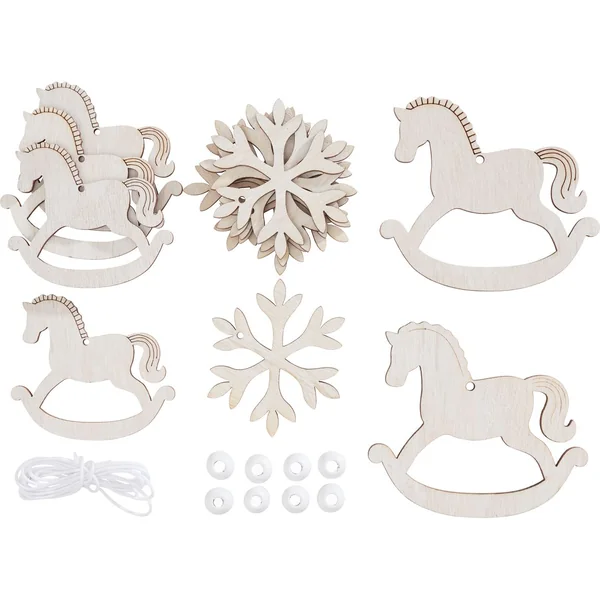 Assortiment de pièces à disperser VBS « Chevaux à bascule »